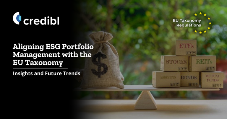 Aligning ESG Portfolio Management with the EU Taxonomy