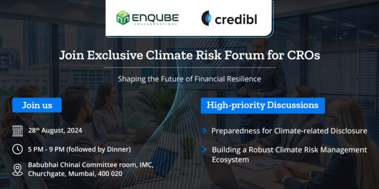 Exclusive Climate Risk Forum for CROs