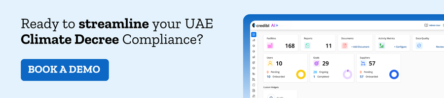 Want to streamline your UAE Climate Decree Compliance?